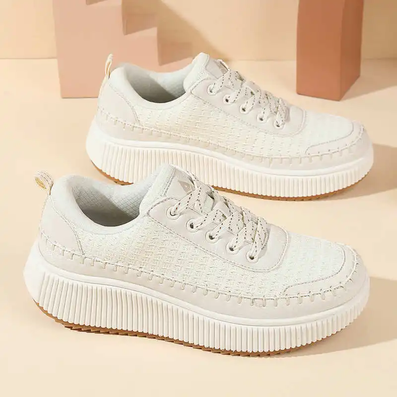 Office Tech Typing - Sepatu kets flat wanita, sepatu Sneakers