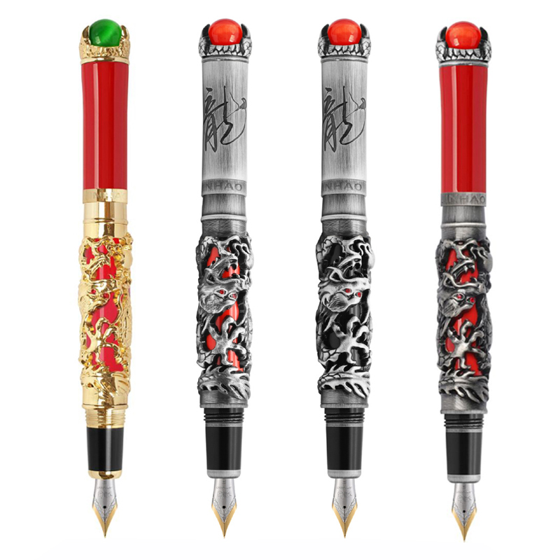 Office Tech Typing - Baru Jinhao Dragon King Fountain Pen